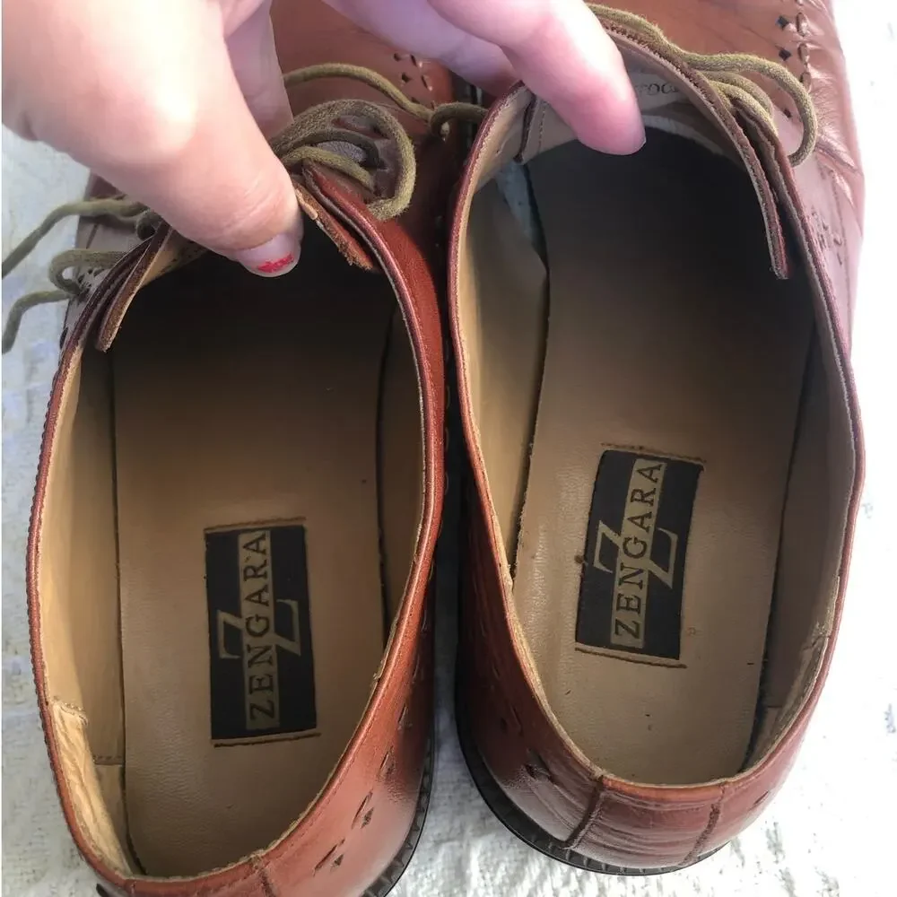 Zengara brown leather